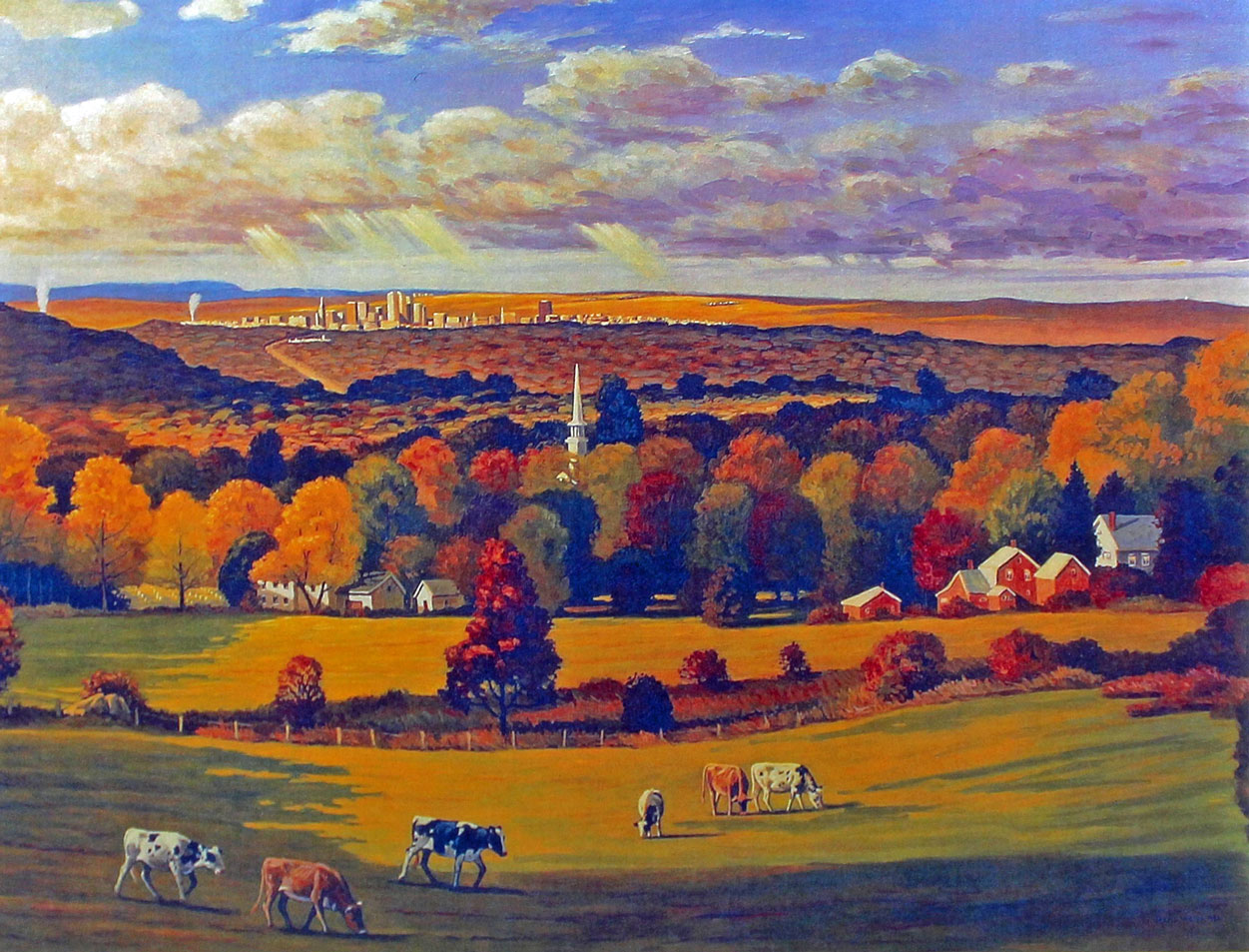 Meetinghouse Hill by Hans Weiss